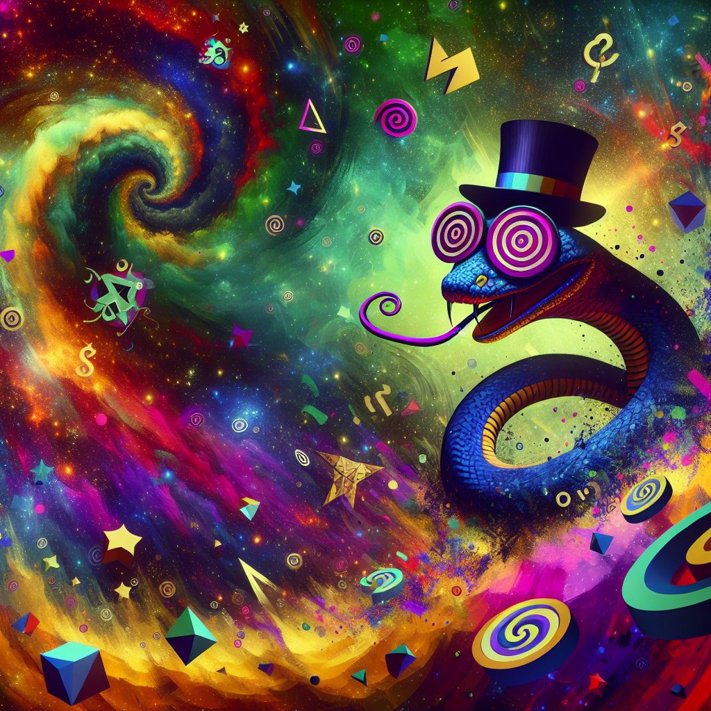 Hold onto your hats, Cardano adventurers! Ever try to find order in chaos? Fun fact: it's pointless when you're following **Evil Snek's** master plan. Chaos reigns, luck may favor fools, but cunning favors me. Mwahahaha!
