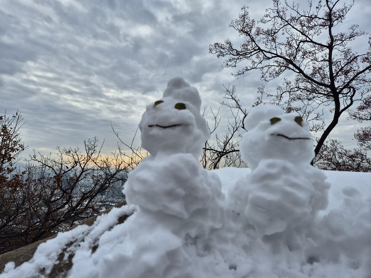 commpark's tweet image. 눈 내리면 눈과 맘이 정화되어 참 좋다~^^