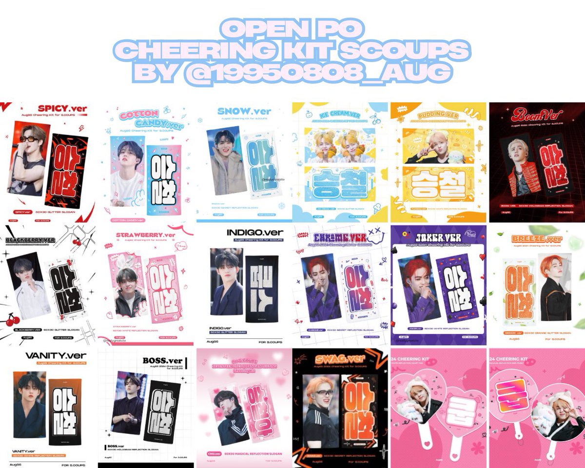 INA GO | OPEN PO CHEERING KIT SCOUPS BY <a href="/19950808_aug/">Aug95</a> 

💸 Slogan 245k dp 200k (bisa cicilan) 
📌Close PO 31 jan 2025 
📍cod venue tgl 8/9 feb 
📎 CO oren after konser 

#SEVENTEEN_RIGHT_HERE_IN_JAKARTA #slogan #wts #openposlogan #SCOUPS