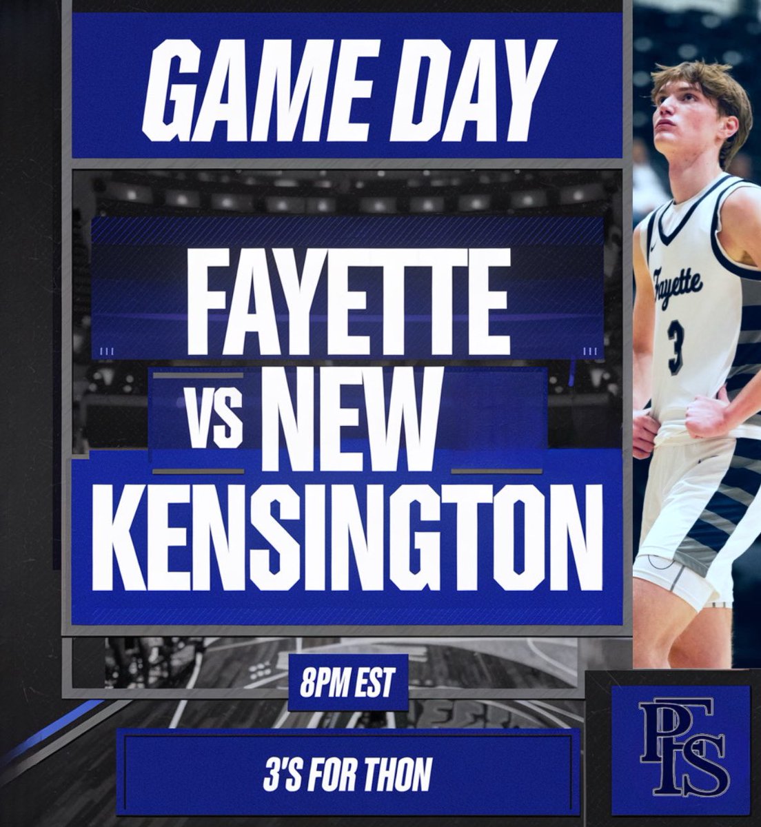 GAME DAY🔥 Come to campus or tune in via our live stream to see our conference game at 8pm EST tn 😈 psfathletics.com/video/BlueFram…