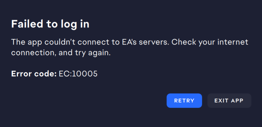 TheIshikawaRin's tweet photo. Love not being able to play the game I paid for due to EA's shitty shitty launcher they force into their Steam versions of games. https://t.co/EeydsmfBO1