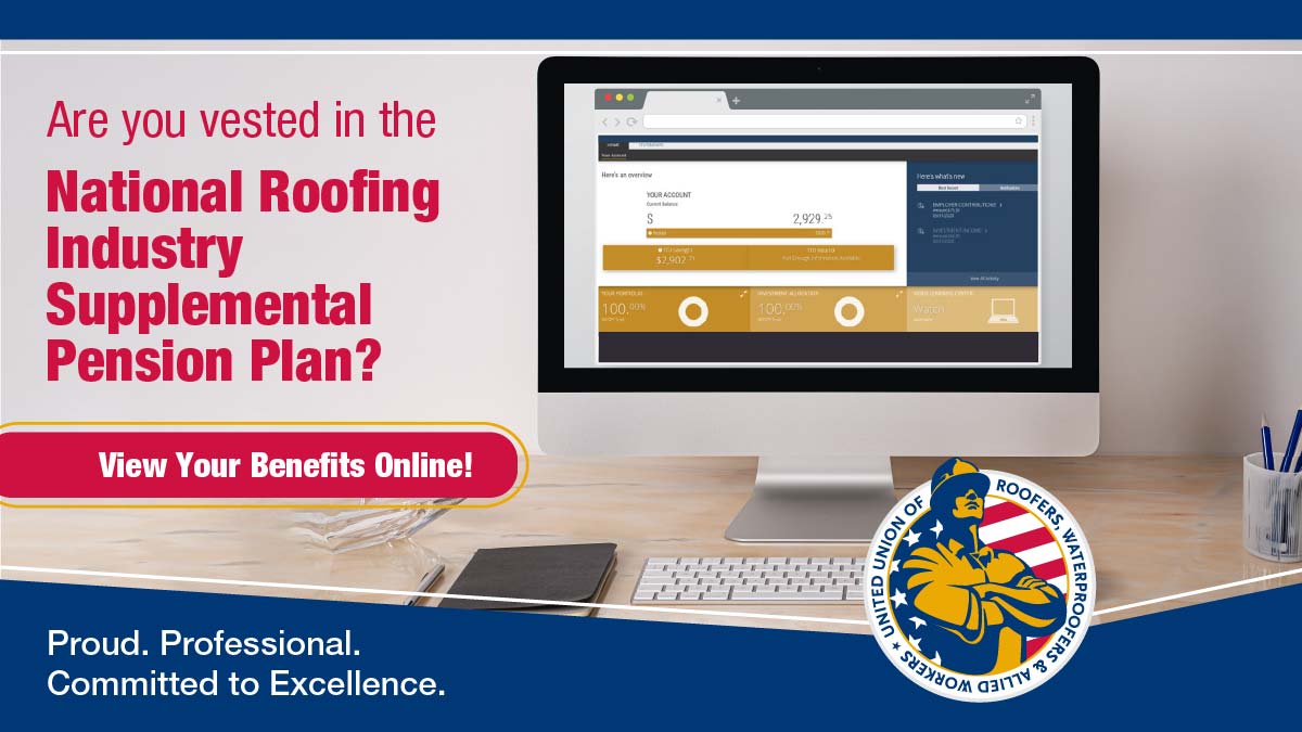roofersunion's tweet image. If so, you can watch your benefit grow online! Log in to ebmgmt.com, and you’ll see just how much money is in your account.
#PensionPlan #RoofingBenefits #NRISPF #UnionBenefits #FinancialPlanning #UnionPension #SecureYourFuture