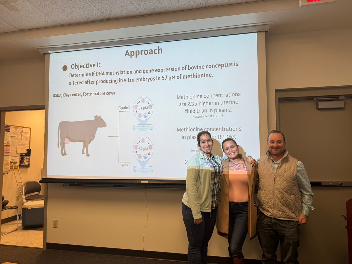 GelaGonella (@gelagonella) on Twitter photo 📷 We have a new PhD Candidate at the NFREC Repro Lab! 📷
<a href="/Daniherediac/">Daniella Heredia</a> successfully passed her qualifier exams yesterday, and now she’s ready to head to Université Laval to participate in the Research Abroad Program at Dr. <a href="/MarcSirard/">Marc Andre Sirard</a> lab.
Congrats, Dani! The sky’s the limit! 📷 📷 We have a new PhD Candidate at the NFREC Repro Lab! 📷
<a href="/Daniherediac/">Daniella Heredia</a> successfully passed her qualifier exams yesterday, and now she’s ready to head to Université Laval to participate in the Research Abroad Program at Dr. <a href="/MarcSirard/">Marc Andre Sirard</a> lab.
Congrats, Dani! The sky’s the limit! 📷