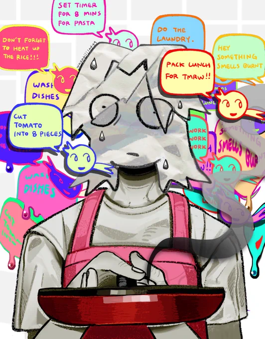 too much at once 