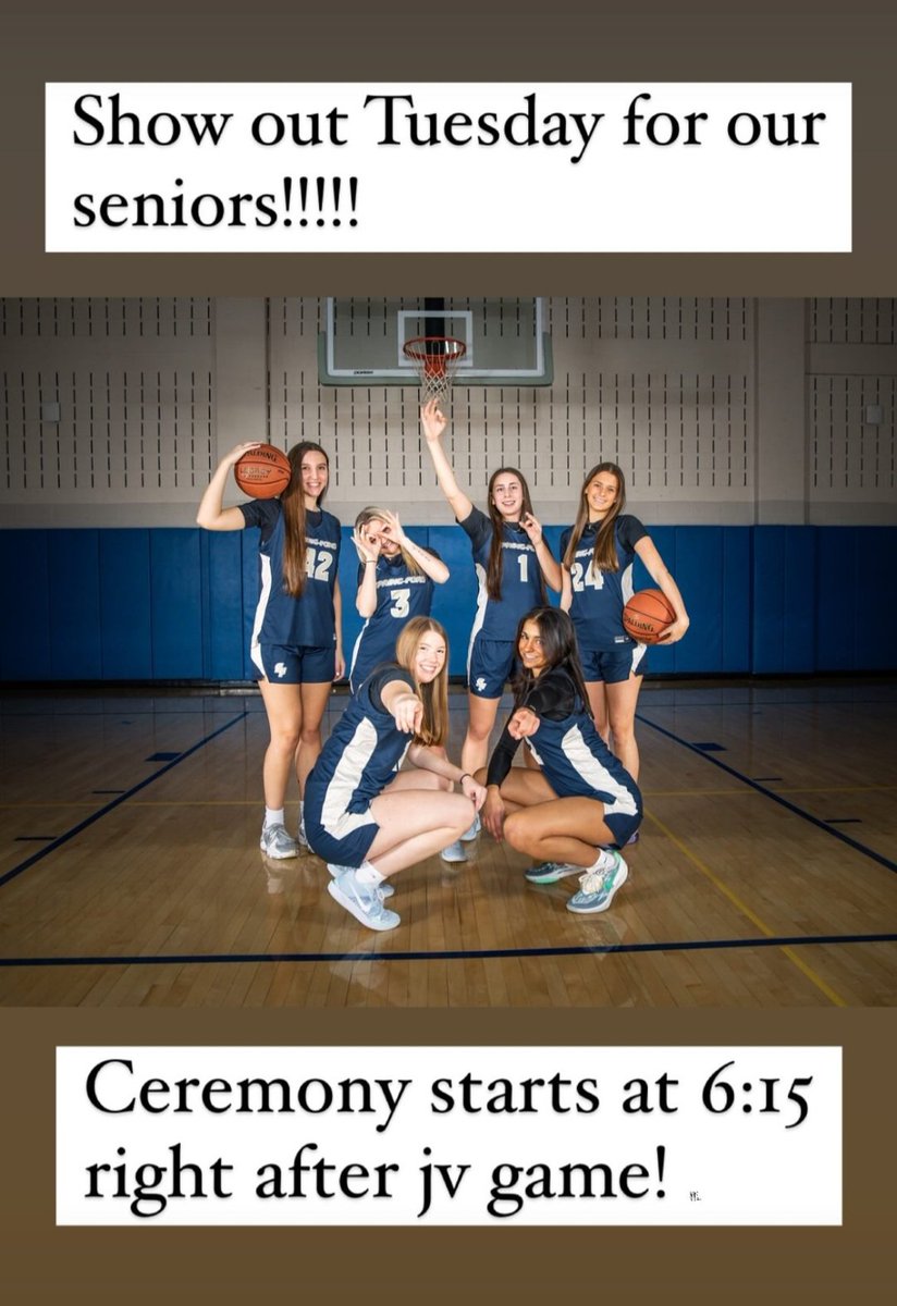 SFordBoosters's tweet photo. Come out tonight and support SF Girls Basketball for Senior Night! @GbbFord https://t.co/9QhzKHABiZ