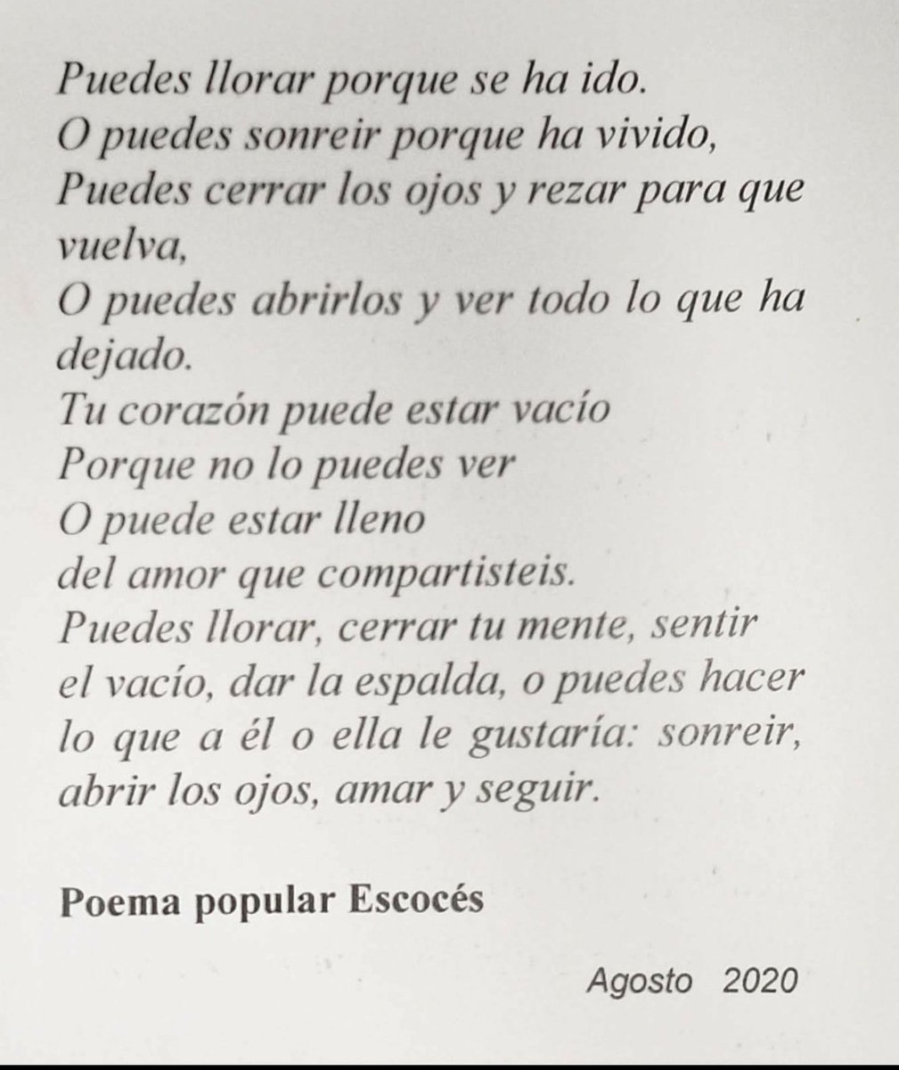 lasilvigm's tweet photo. @jimenezlessons4 Espero que te ayude en los momentos de bajón tanto como a mí cuando faltó mi padre. Ahora nos cuidan desde el cielo! https://t.co/NneVa7xZ7d