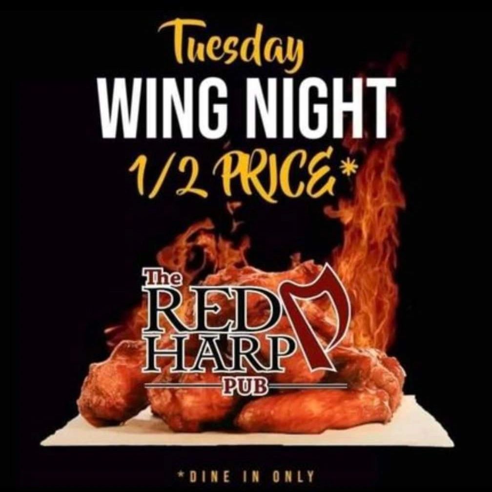 🍻🍷Come be a part of The Harp Monday - Friday 3pm to 5pm for *25% off all beverages and appetizers🍷🍻

🏈 Superbowl Sunday Feb 9th at 6:30 p.m. with full sound -  *25% off apps and beverages *50% off wings from kickoff to game ends🏈

*Dine in only - house rules apply