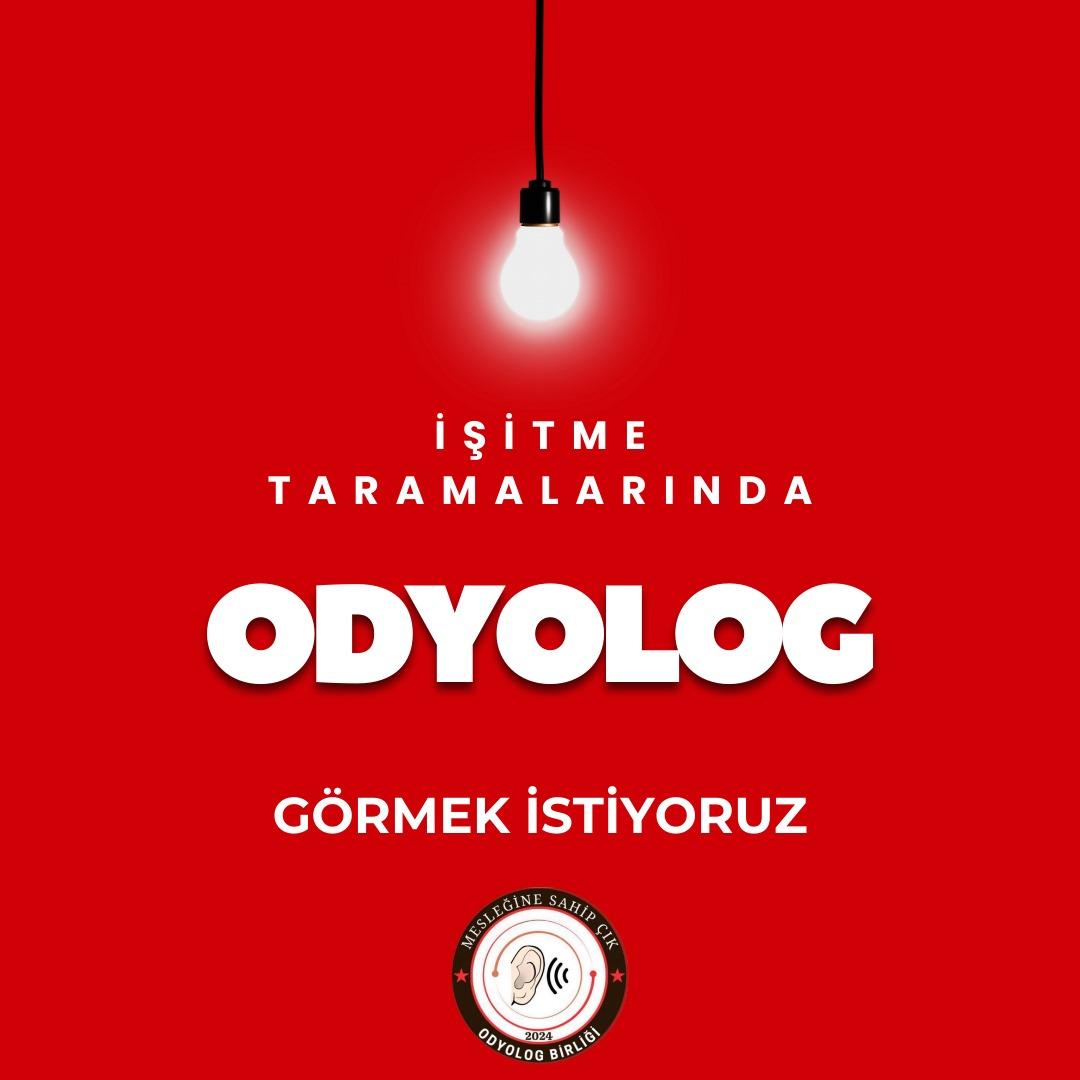 <a href="/OdyologBirligi/">Odyolog Birliği</a> <a href="/drmemisoglu/">Prof. Dr. Kemal Memişoğlu</a> Kamuda bu kadar eksik varken Odyolog atamalarının yeterli sayılarda yapılmaması hastalarımızın sağlığını, sosyal hayatlarını, ekonomilerini olumsuz etkilemektedir. Bu sorunların çözülmesi için Odyolog istihdamının arttırılması şarttır. 
#Odyologlaraİstihdam