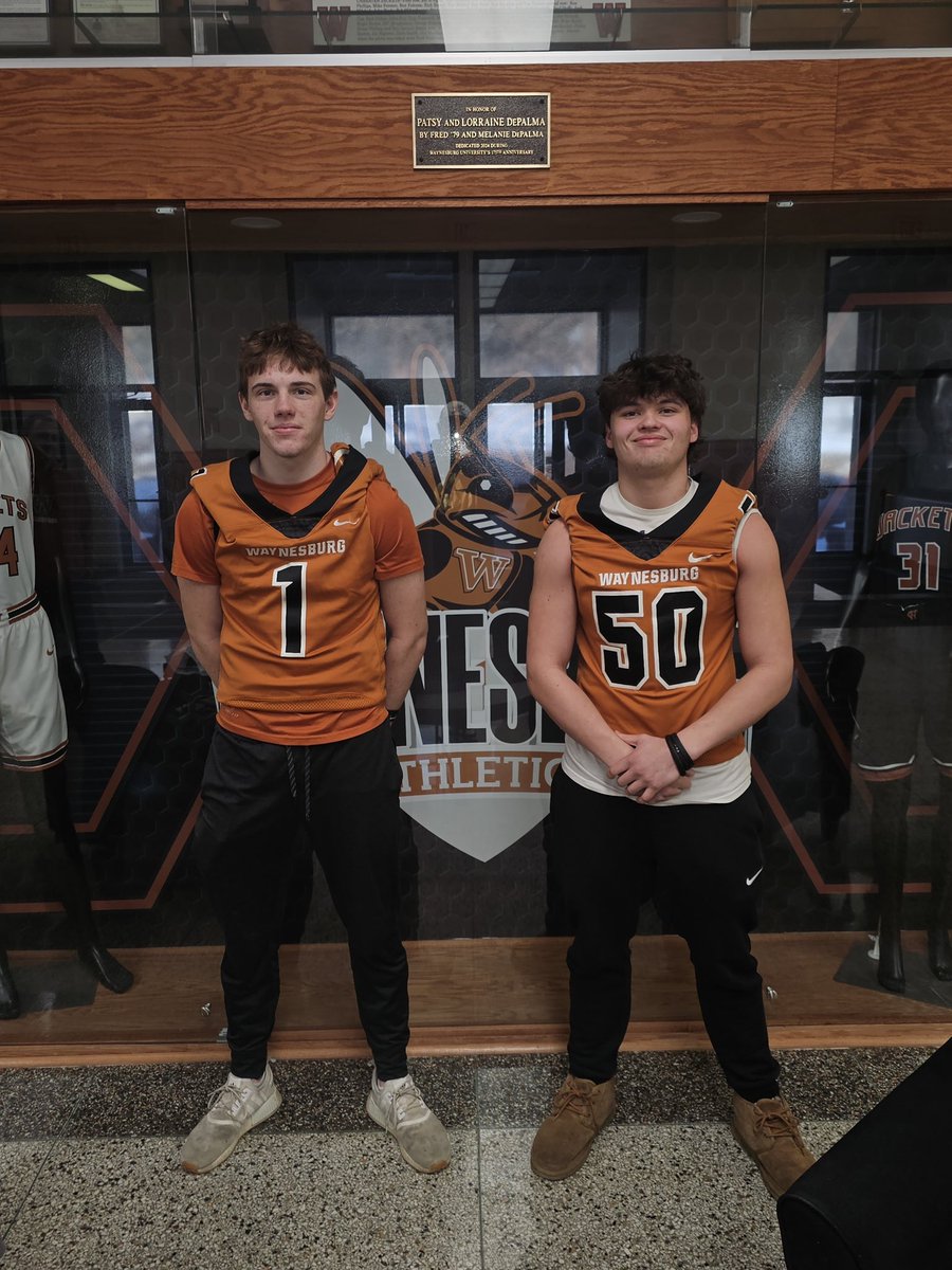 JamesPrince1326's tweet photo. Great visit yesterday @Waynesburg_FTBL Thank you for the opportunity Coach! https://t.co/U68rl0N5fA