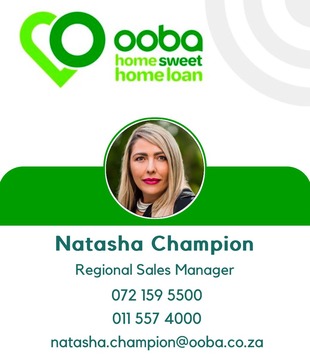 So these are the contact details for our specialists that were on the panel tonight.
You can WhatsApp them anytime, but please DON’T call them after hours.

Real Estate Agent
Tarynn McMillan
Email; tarynn.mcmillan@pamgolding.co.za
WhatsApp +27 72 173 1959

Mortgages and Financing
