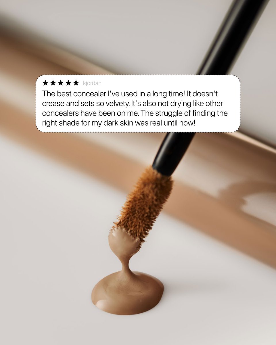 ⭐️⭐️⭐️⭐️⭐️ We’ll let the reviews do the talking.

Our best selling concealer is 30% off on the <a href="/ultabeauty/">Ulta Beauty</a> app, now through 2/2!