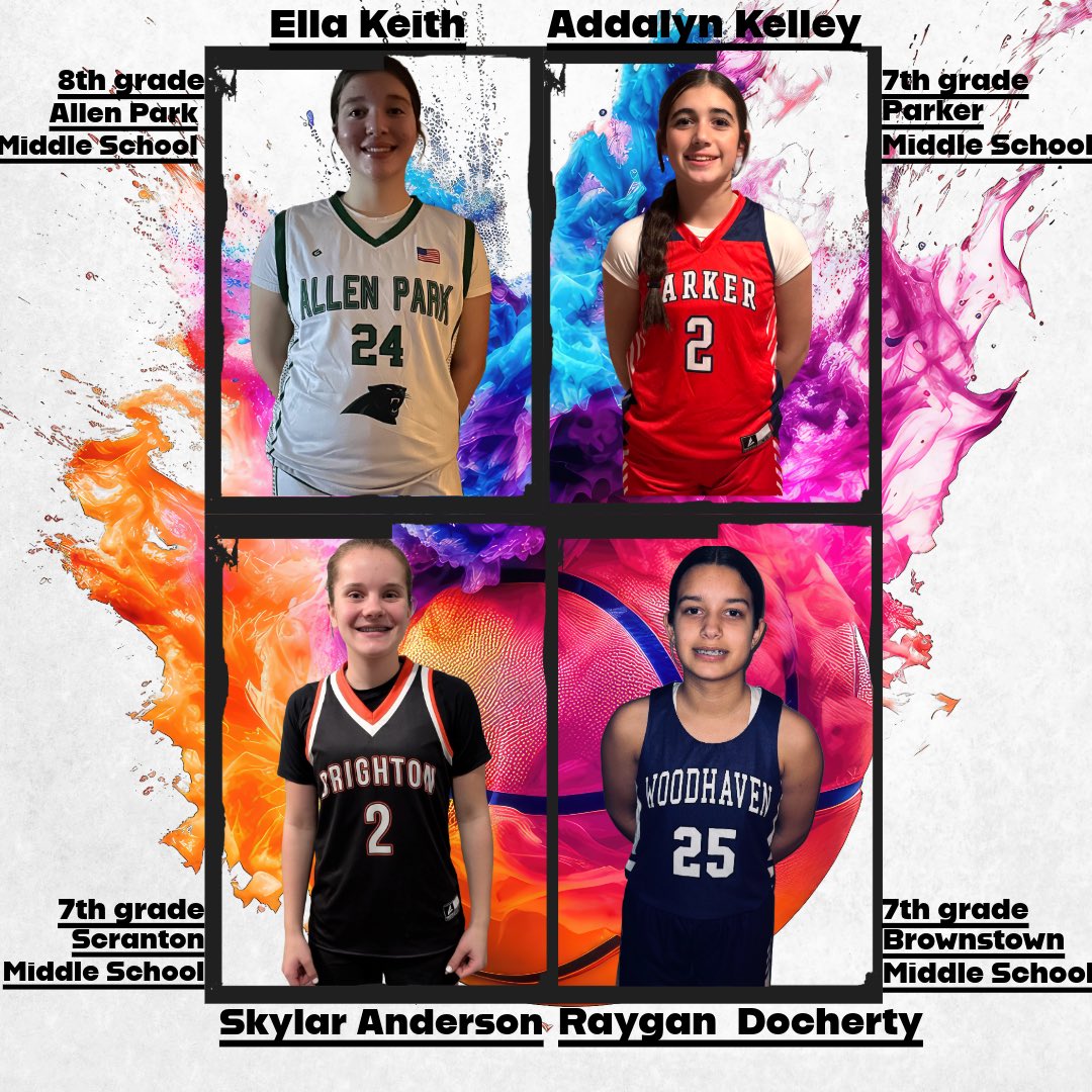 Turnin2_14u's tweet image. We love our multi-sport athletes! Here are four of our girls who made their middle school basketball team!