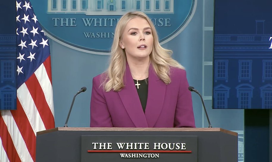 AutismCapital's tweet photo. Shoutout Karoline Leavitt. She crushed it during her first press briefing. Wasn't rude, didn't get flustered, allowed people to ask questions, answered questions directly, shut down people trying to be rude or cut her off. Great job. https://t.co/q6E6eIKdgZ
