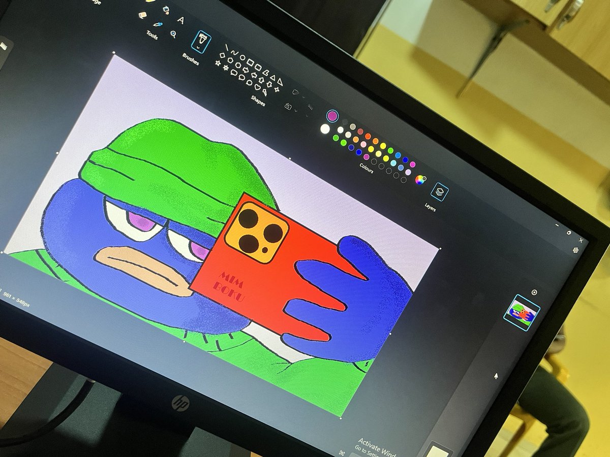 Spark Desmond king👑 (@spark_desmond) on Twitter photo Playing with paint on my desktop at the office. And i created this chill <a href="/mimboku_story/">Mimboku</a> 
Taking a selfie 🤳 
Lfg. Playing with paint on my desktop at the office. And i created this chill <a href="/mimboku_story/">Mimboku</a> 
Taking a selfie 🤳 
Lfg.