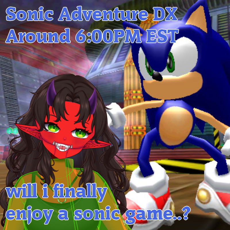 ExperimentYves's tweet photo. alright. time to play a REAL sonic game. SONIC ADVENTURE DX... ~6:00PM! (and i have lurkbait fishing now)
https://t.co/ri4NmRPsWr https://t.co/G7RFZFSDXK