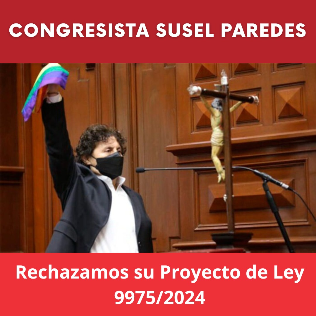 darmasperu's tweet photo. La Congresista Susel Paredes nos quiere meter a la carcel por opinar. Por ello, firma la petición y hazle saber a la Congresista Susel Paredes que como padres de familia rechazamos su Proyecto de ley 9975/2024. https://t.co/7hfuhR8Uxd https://t.co/2uoiS0NA7x