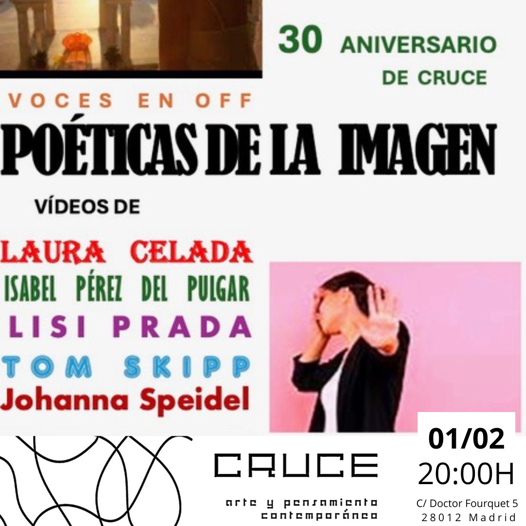 info_cruce's tweet photo. 🔴 Grupo de Pensamiento Contemporáneo: «El problema del mal» de Alain Badiou
📧 Texto en zacamarco@hotmail.com
📆 31 de enero a las 19:30h

🔴 Voces en Of... Poéticas de la Imagen #30AniversarioCRUCE
👤 Presentan Tom Skipp y Fernando Carbonell.
📆 1 de febrero a las 20:00h https://t.co/v3MTSEM6hU