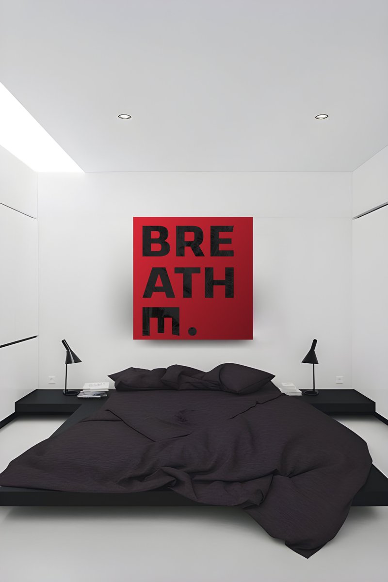 AmbasthaRi87029's tweet image. Breathe. Pause. Let it sink. 🔴

#MindfulSpaces #BoldMinimalism #ArtWithDepth