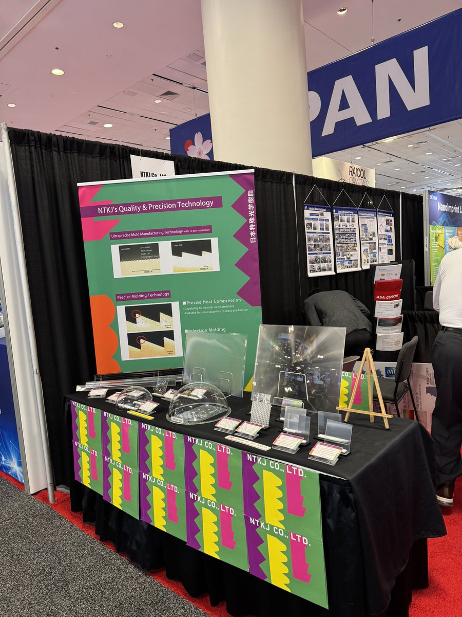koichisato_NTKJ's tweet photo. #PhotonicsWest Exhibition has started and I am now at booth #3393 exhibiting with Asahi Rubber! 

#NTKJ #fresnel #lens #ultraprecision #optics https://t.co/HohAmhg4rm