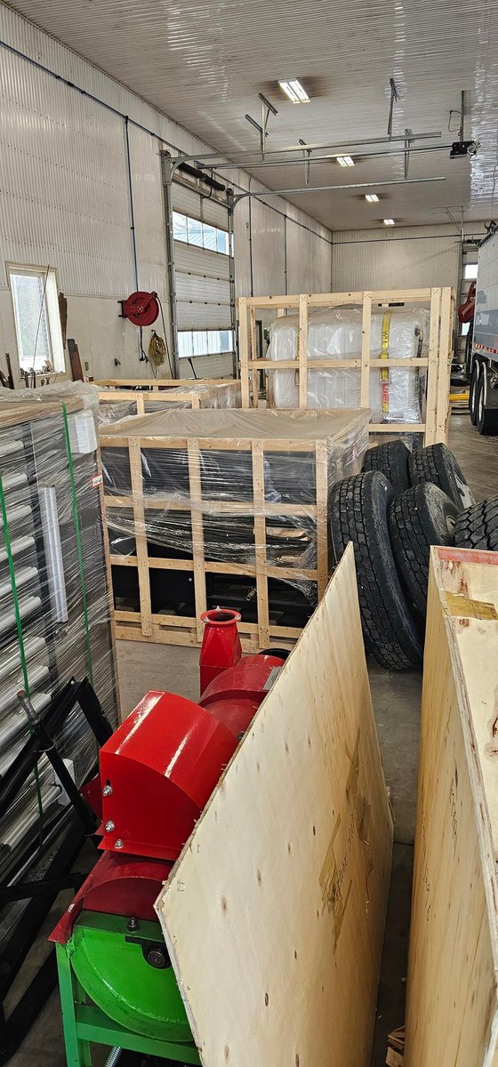 The work doesn't stop because it's winter , shop is humming getting equipment ready for another year .   #vanmeerfarms #alwaysgrowing #ontag