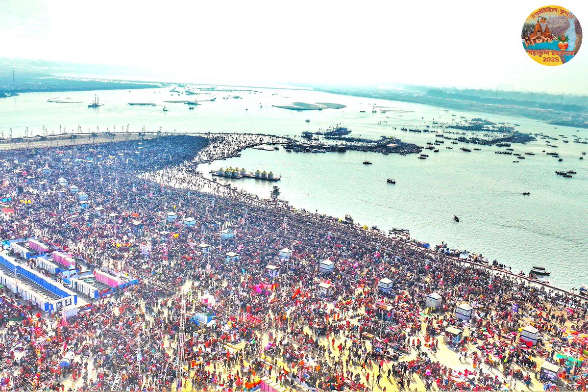 यह सागर है आस्था का, यह संगम है विश्वास का...✨

#MahaKumbhMela2025 

<a href="/MahaaKumbh/">Mahaakumbh 2025</a>