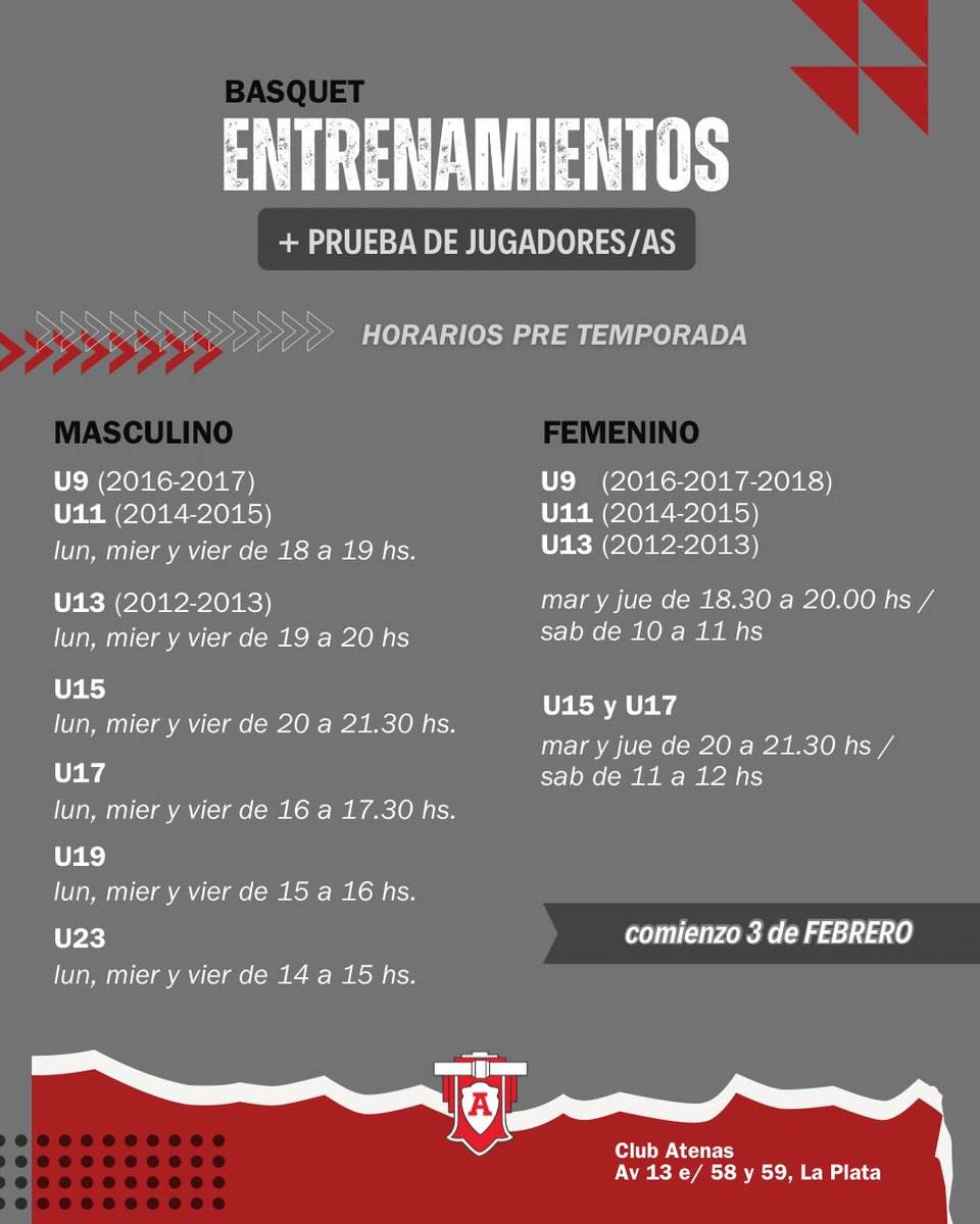 ¡Arranca la Pre Temporada! 🏀