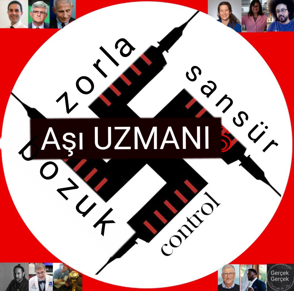 darfin59's tweet photo. zorla
sansür
bozuk
Aşı UZMANI
Gerçek Gerçek
Algı oyunları ile medyanın abartılmış beyanları ile zihin kontrolü ile aşıların gerçek yüzünün saklanması durumu...
Aşılar ya sakatlar ya da öldürür
Aşıcılar halk üzerinden zorbaca para kazanır
#stopvaccination https://t.co/WxwqL32rhr