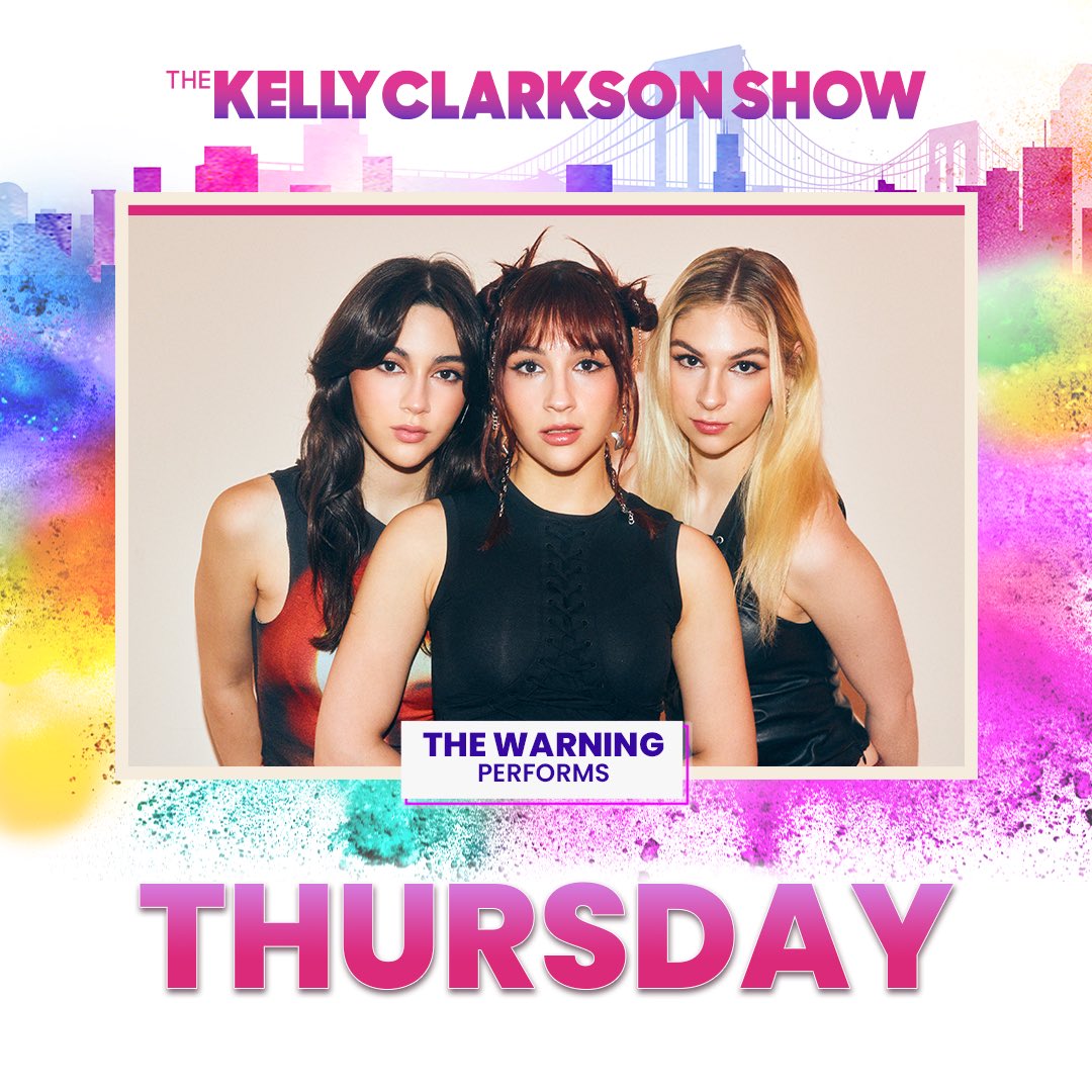 So excited to be performing on <a href="/KellyClarksonTV/">The Kelly Clarkson Show</a> this Thursday‼️

See you this 1/30 on #nbc (check your local listings for time!) ⚡️

#TheWarning #rockband #rockmusic #newmusic