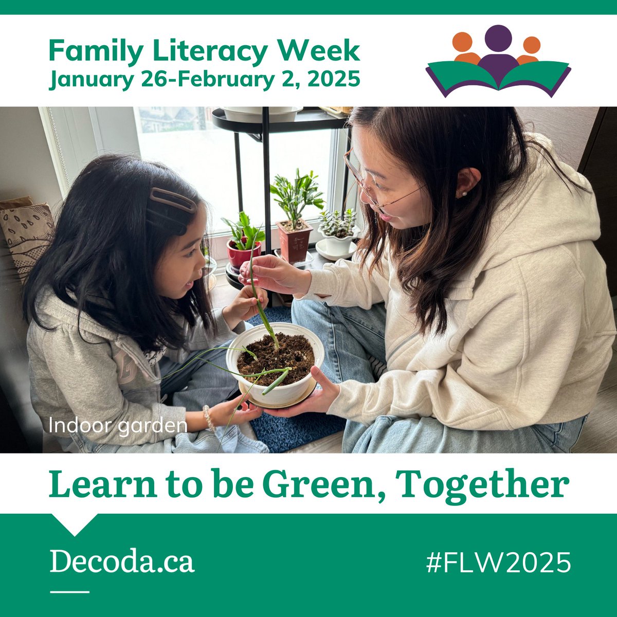 👩‍🌾 #Gardening can help children with #literacy. They practice numeracy through measuring and estimating, follow instructions for planting and taking care of plants. 🌱

👉 Make an indoor vegetable garden with these instructions at: decoda.ca/resource/learn…

#FamilyLiteracyWeek
