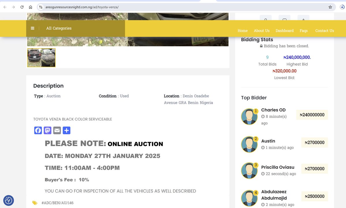 AustinDakor's tweet photo. Luckily I took screenshots of both the bids I won outright, and those I was expecting to be second because the first bids were outrageous https://t.co/F7DfCKpk7t