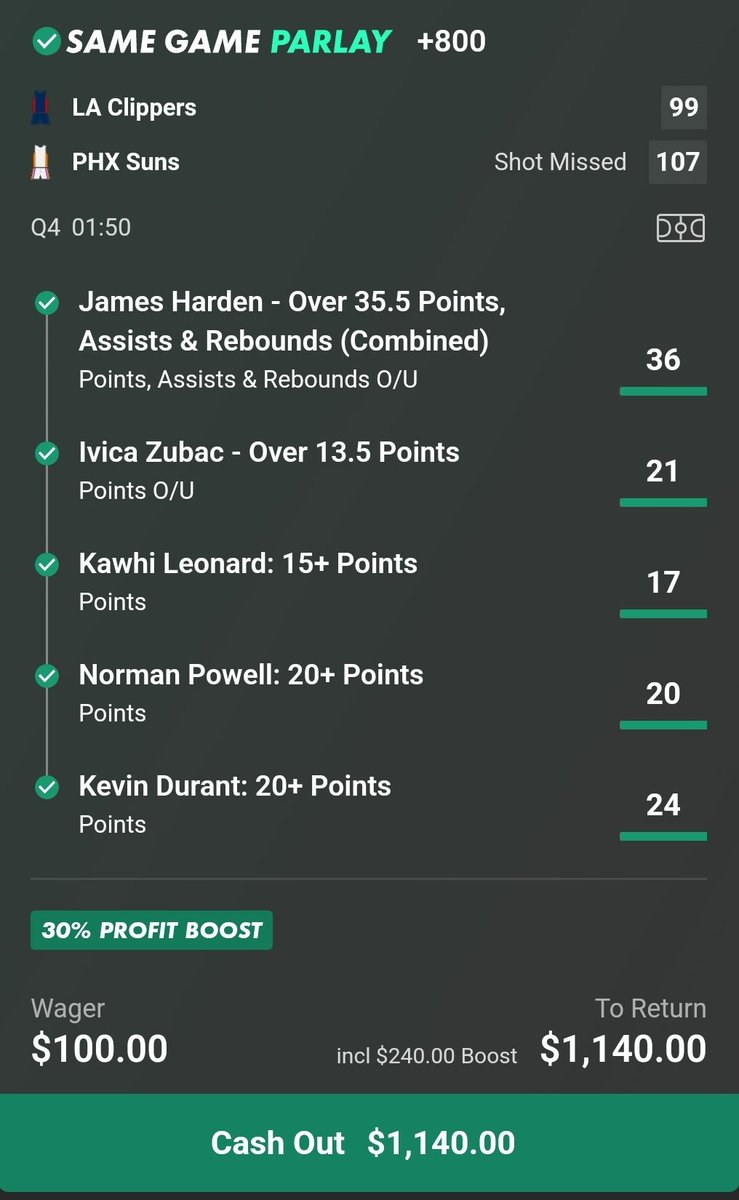 Bet Builder Blitz 🏈🏀⚾️⛳️🥊💵 tweet media
