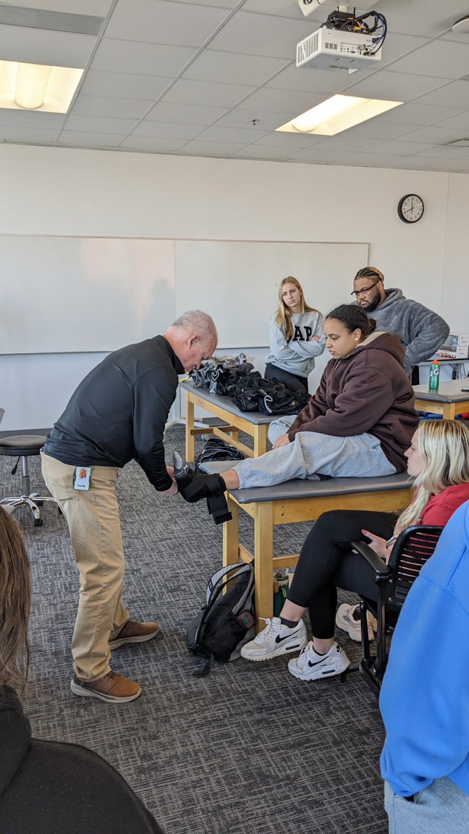 Thank you to Mark Lahr for coming in today to teach our MSAT 2026 cohorts about all different bracing options and the role of the AT in working with DMEs!