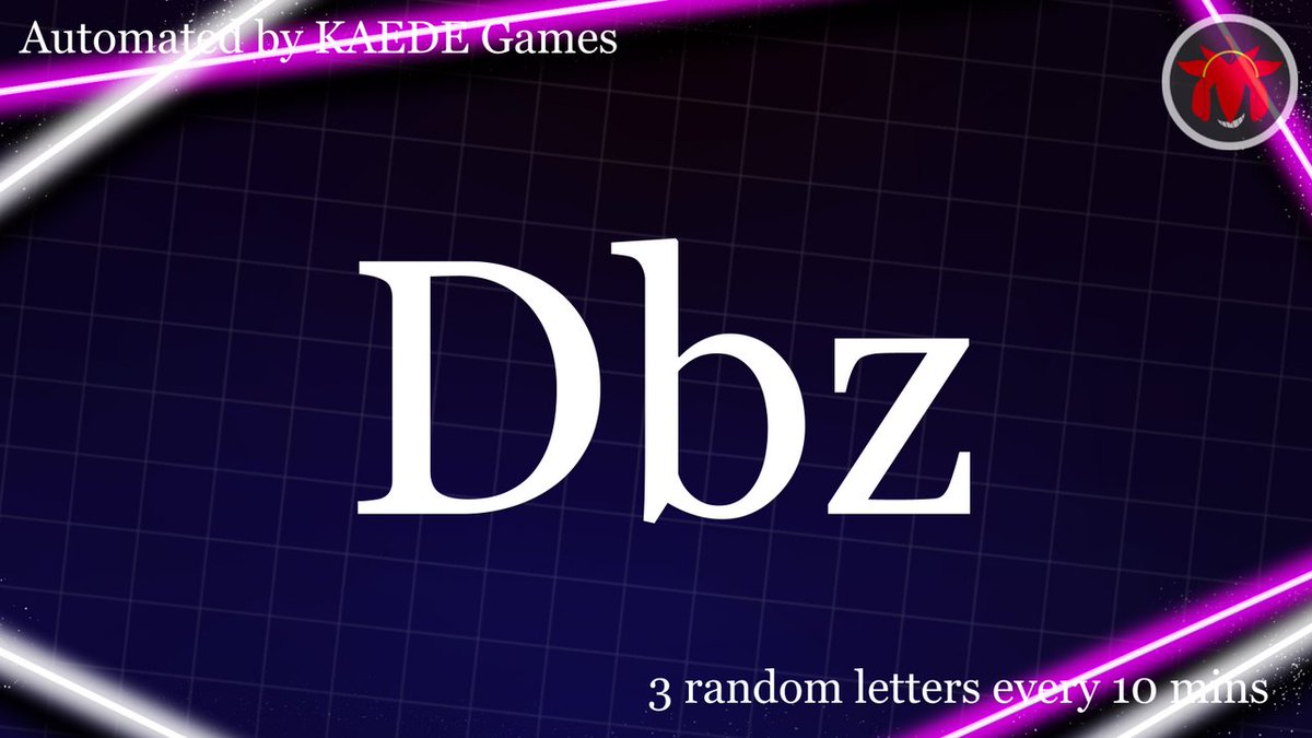 3letter_'s tweet image. D b z