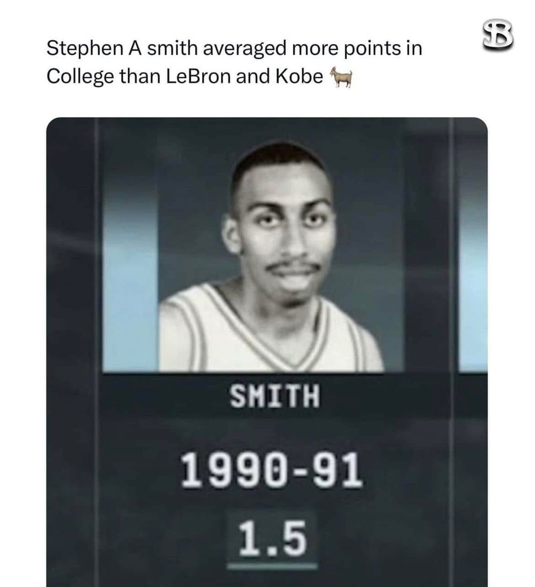 Jarough's tweet photo. @stephenasmith 🤣🤣🤣 https://t.co/2cBo7yckz9