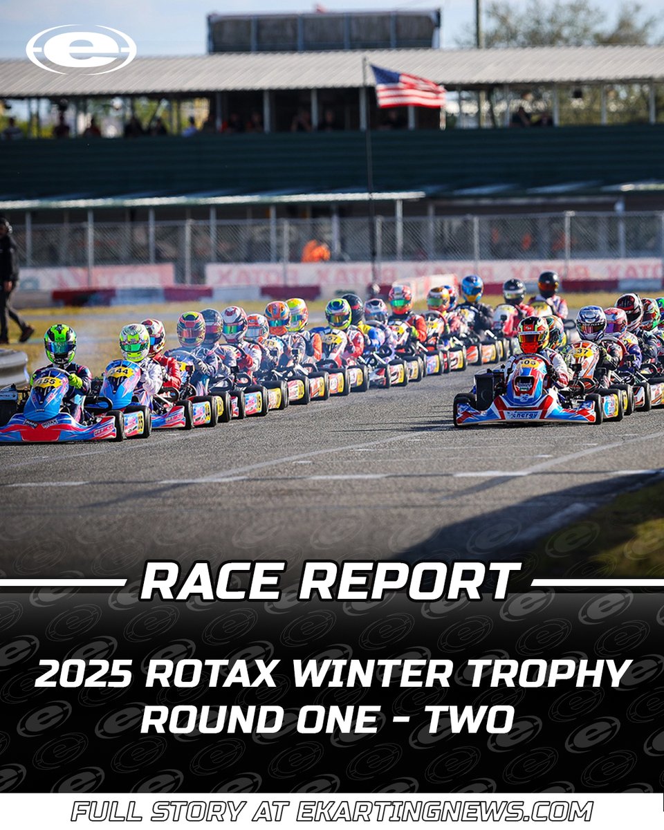 eKartingNews's tweet photo. . @AydenIngratta and Isambard double up in opening weekend of Rotax Winter Trophy in chase toward 2025 @rotaxkarting Grand Finals tickets.

https://t.co/lh8ACbX2gy

#RTXKartingUSA #Rotax #RMCGF2025 #RotaxWinterTrophy #karting https://t.co/rHtoXrD0mh