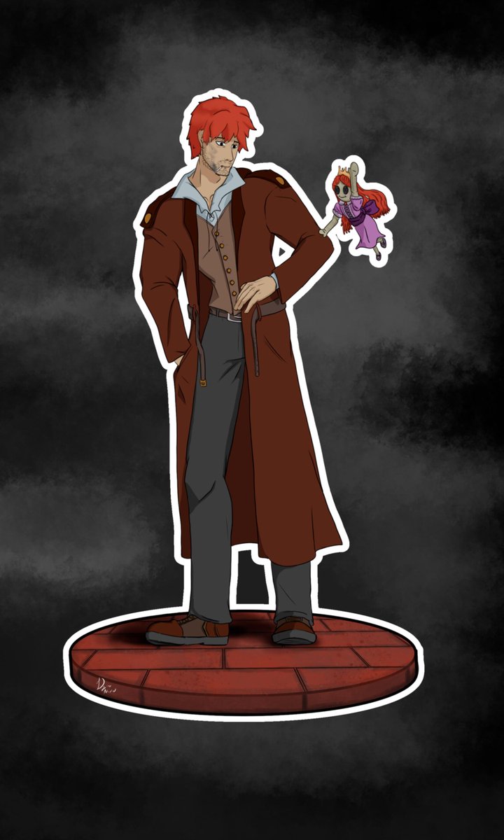 YonackDreven's tweet photo. Hop over to Thunders' channel for some D&amp;D ⚡️https://t.co/nAaJanTRSH

Our Creeping Superstition game runs
🗓️ Tuesdays
🕗 8pm GMT

I play Damien, a Human Warlock and medic, who travels with his doll Evelyn. Come meet the others, too! 😄 https://t.co/bmQkjK0DGF