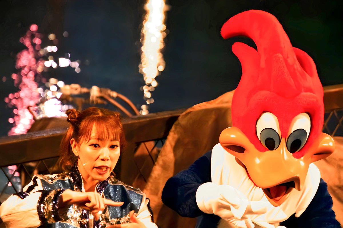 Naomifuwari's tweet image. ウッディーとウィニーちゃん見ること出来て嬉しかったー！
ショーやパレードにも出てきて欲しい🤩
#スペシャルファンナイト2025
#USJファン