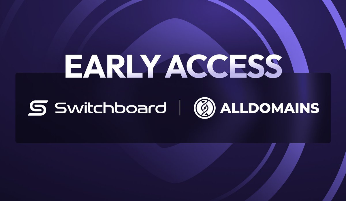 switchboardxyz's tweet image. our buddies at @AllDomains_ droppin domain codes? time to plug in.

we have 200 Monad domain invites to share 👀 drop "am plugged in sir" below to get picked + share the tweet in our discord.

sliding into dms with codes tomorrow~ stay plugged 🔌