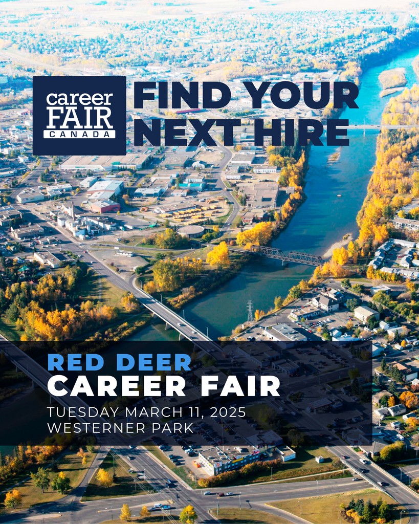 Looking for top candidates? Sign up to become an exhibitor at the upcoming #RedDeer Career Fair event on March 11th. Fill your recruitment lead funnel on the spot at Westerner Park. Click on the link to register for your booth.

careerfaircanada.ca/exhibitors/?ut…