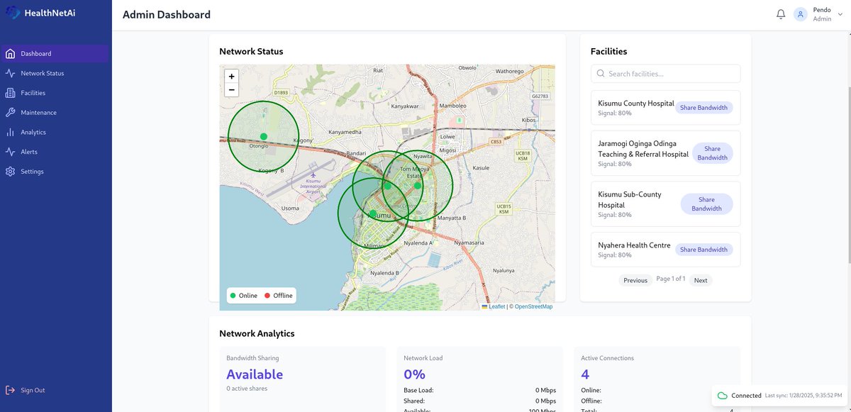 Evarestke's tweet photo. ✅ Smart Bandwidth Sharing 
⚡ AI-Powered Predictions 
💾 Zero-Waste Data Allocation 
🌐 Offline-First Architecture
We’re excited to build a future where connectivity doesn’t hinder healthcare! Big thanks to @lablabai, @GiganetNetworking &amp; our mentors for the incredible support. https://t.co/TSFIMZTAyQ