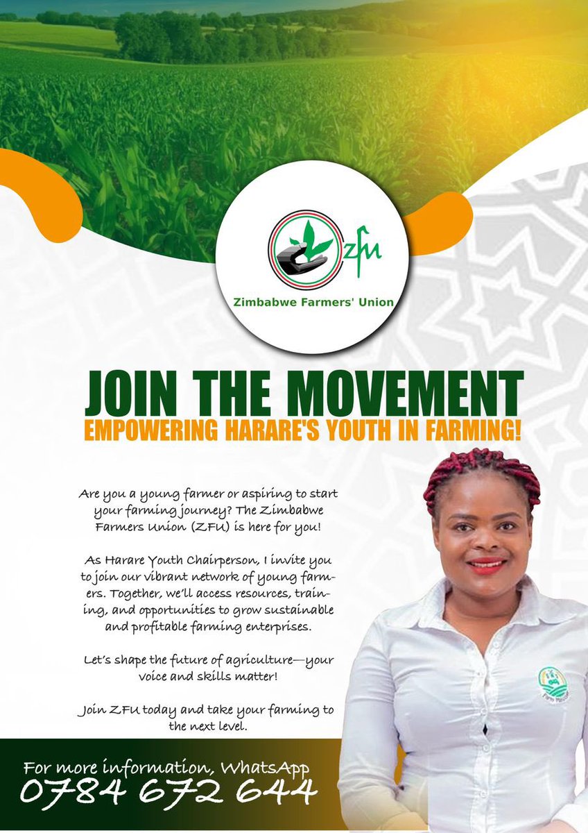 Zimbabwe Young Farmers (ZFU) tweet media