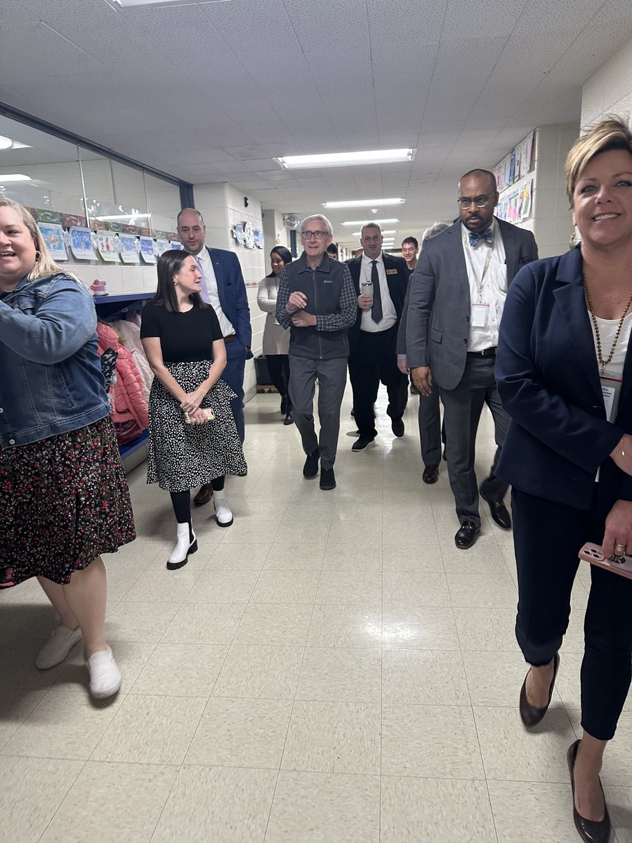 Tarrynce Robinson, Ed.D. (@tarrynce) on Twitter photo Today the <a href="/WAWMSchools/">WAWM School District</a> hosted <a href="/GovEvers/">Governor Tony Evers</a> and other area leaders in a school visit at Hoover Elementary School. It was a pleasure to have him read to Kindergarten students, take questions from 4th graders, and participate in a podcast with 3rd grade. Today the <a href="/WAWMSchools/">WAWM School District</a> hosted <a href="/GovEvers/">Governor Tony Evers</a> and other area leaders in a school visit at Hoover Elementary School. It was a pleasure to have him read to Kindergarten students, take questions from 4th graders, and participate in a podcast with 3rd grade.