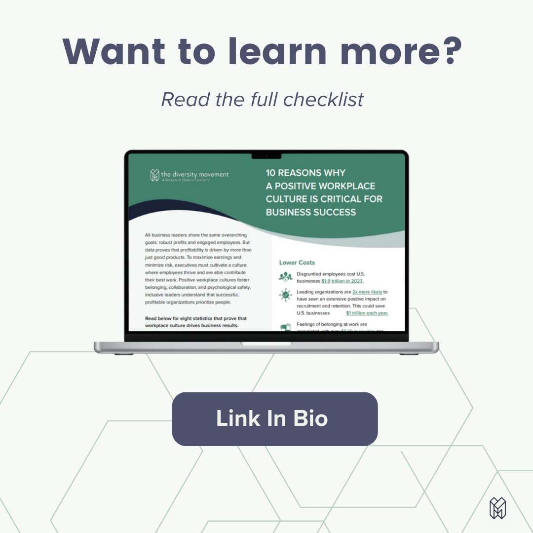 Profitability starts with people. 💼

High-trust cultures:
✅ Bounce back from crises faster.
✅ Deliver 2.6x higher revenue gains.
✅ Save $5M+ yearly through belonging.

Let’s talk about why prioritizing culture is a must: ow.ly/ECQN50UOSHg

#WorkplaceCulture