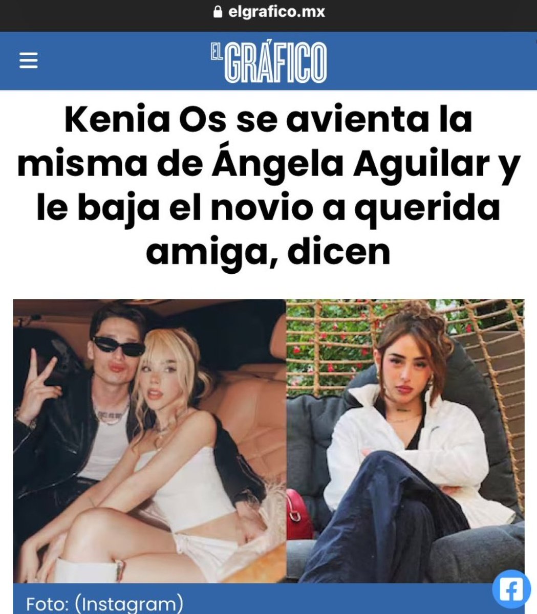 Miren lo puta que puede llegar a ser la Puta Os, literalmente es la Angela Aguilar 2.0 

Esta claro que Nicky Nicolle tiene más talento que la random esa 

#DesepcionMexicana 
#VerguenzaMexicana
#PutaOs