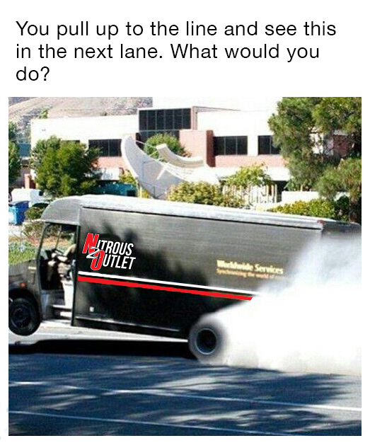 NitrousOutlet's tweet photo. I think a lot of y'all are getting smoked fs 👀😂

#nitrousoutlet #nitrous #meme #carmemes #carhumor #carmemesdaily https://t.co/WzXCJyMXjp