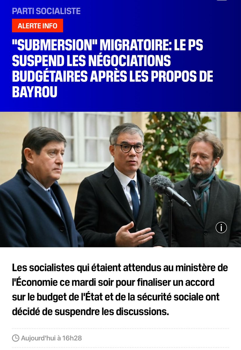 Pascal Giafferi (@giafferip) on Twitter photo Le PS apprend à connaître Bayrou : louvoyer, prendre les uns et les autres pour des crétins, faire des constats sans action , c’est sa méthode depuis toujours ! <a href="/GauthierBret/">Gauthier Le Bret</a> <a href="/LaurenceFerrari/">Laurence Ferrari</a> <a href="/AnthonyLebbos/">Anthony Lebbos</a> <a href="/partisocialiste/">Parti socialiste</a> <a href="/EELV/">Les Écologistes - EELV</a> <a href="/UDI_off/">UDI</a> <a href="/HorizonsLeParti/">Horizons</a> Le PS apprend à connaître Bayrou : louvoyer, prendre les uns et les autres pour des crétins, faire des constats sans action , c’est sa méthode depuis toujours ! <a href="/GauthierBret/">Gauthier Le Bret</a> <a href="/LaurenceFerrari/">Laurence Ferrari</a> <a href="/AnthonyLebbos/">Anthony Lebbos</a> <a href="/partisocialiste/">Parti socialiste</a> <a href="/EELV/">Les Écologistes - EELV</a> <a href="/UDI_off/">UDI</a> <a href="/HorizonsLeParti/">Horizons</a>