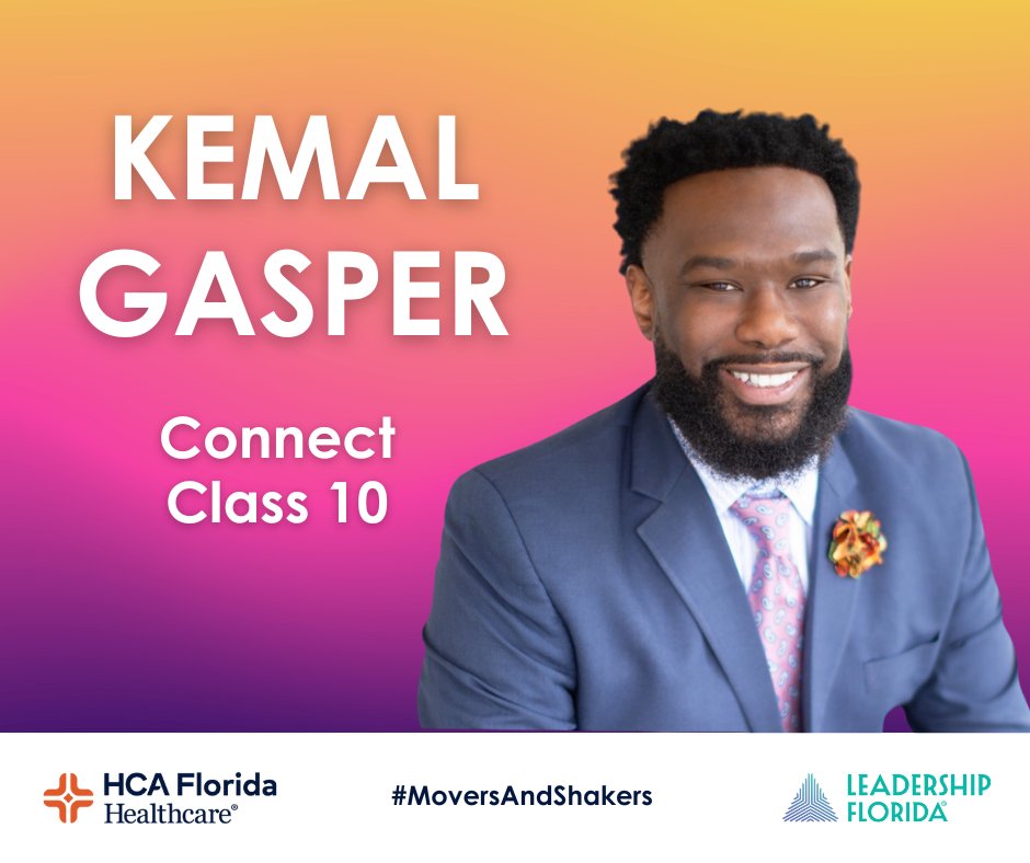 LeadershipFla's tweet photo. Kemal Gasper (#ConnectClass10 #Perfect10 #Northeast) was recently appointed by Mayor Donna Deagan to the Mayor's Advisory Commission on Television, Motion Picture &amp; Commercial Production.

Sponsor: HCA Florida Healthcare
#MoversAndShakers https://t.co/cm2qkKLtgG