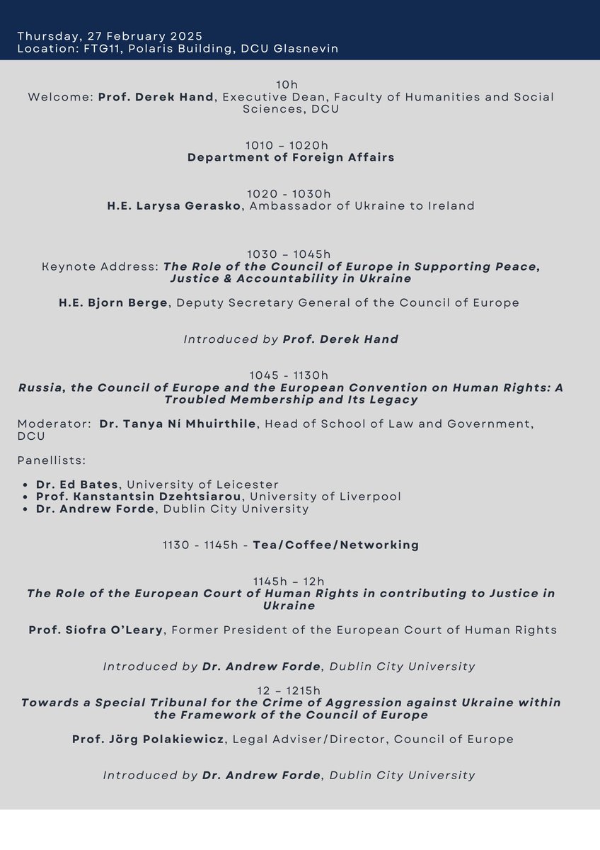 Dublin European Law Institute (DELI) tweet media