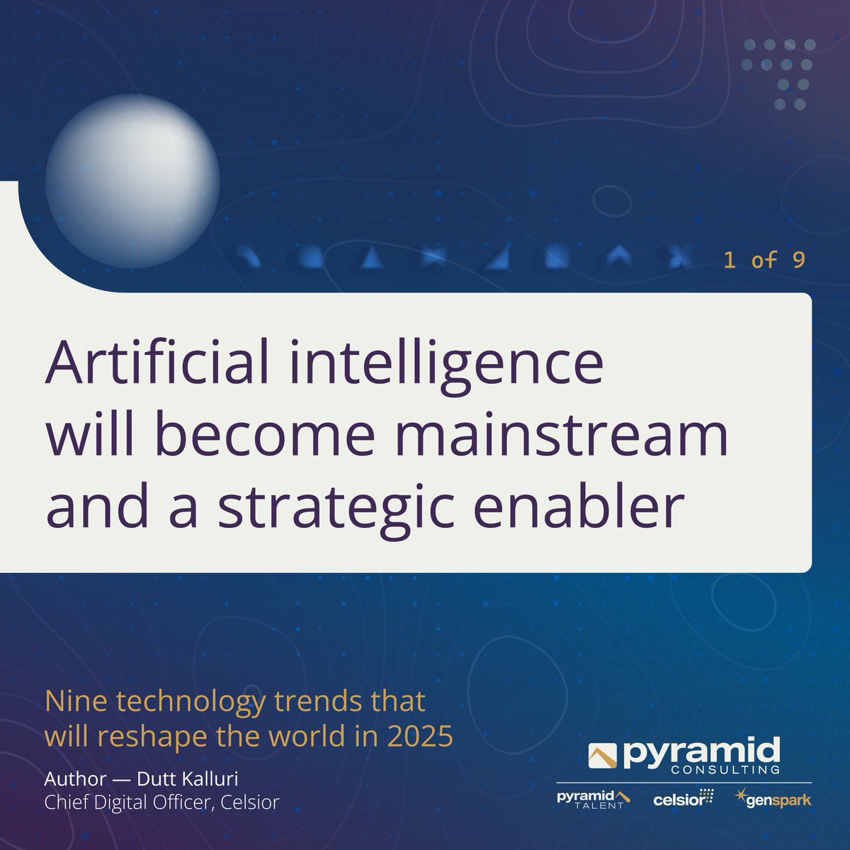 CelsiorTech's tweet image. AI is transitioning from experimental to essential, and businesses that embrace it as a core strategy will gain a competitive edge in 2025 and beyond.

Read more: hubs.ly/Q034kLlp0

#PyramidApproach #AI #ITTrends
