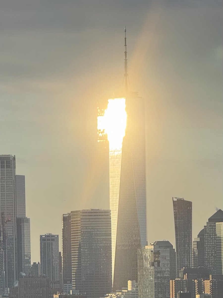 When you step away from all the AI buzz and take a moment to just look out the window, sometimes you’re treated to something spectacular, like this dance between the sun and Freedom Tower this morning.